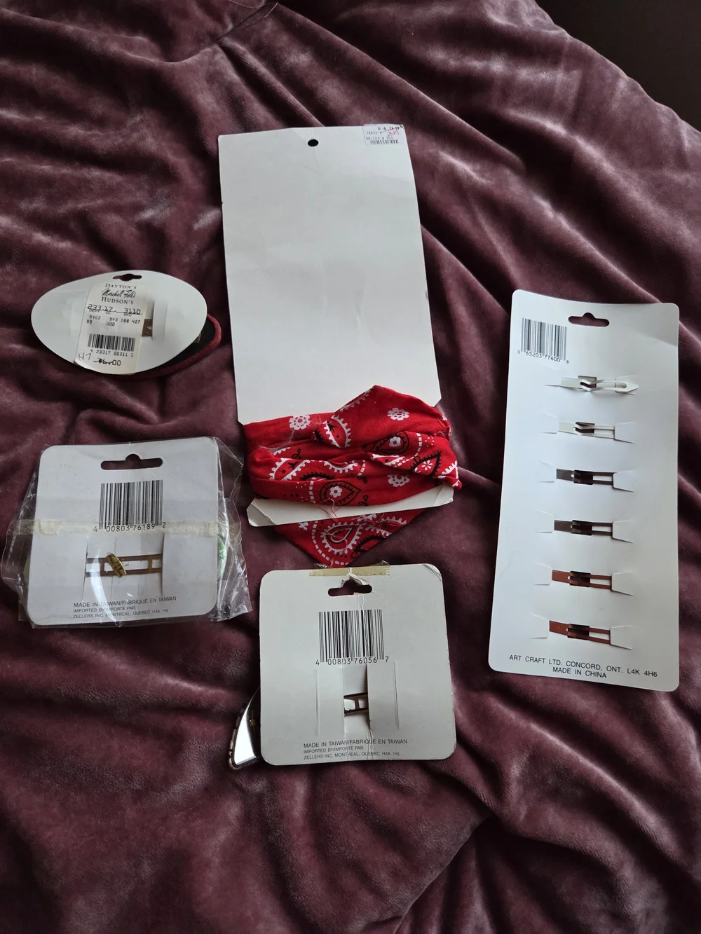 90s Vintage Hair Accessories Lot